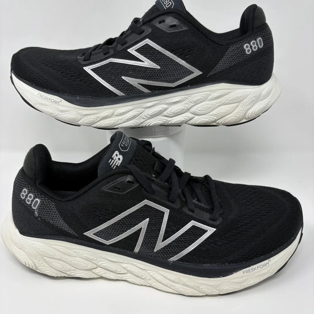 New Balance Fresh Foam X 880v14 Women 8.5 Black White Running Shoes (W880K14)